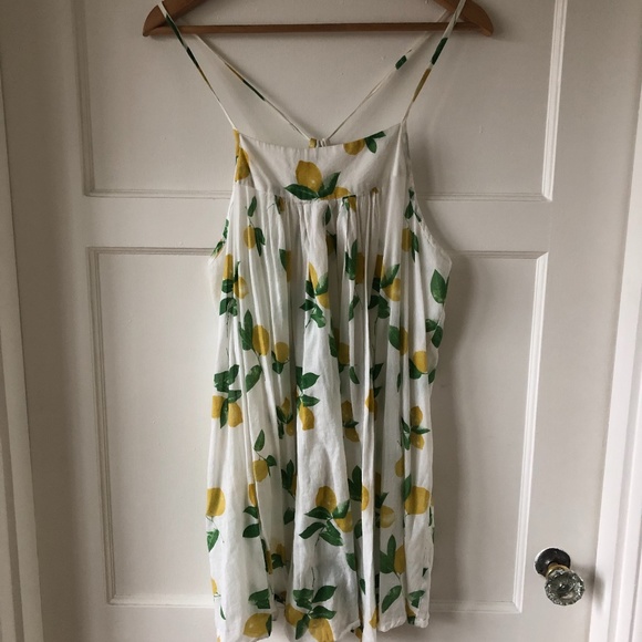 Sheer beach oversized cover up mini lemon dress - Picture 5 of 7